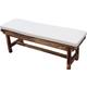 Waterproof Garden Bench Cushion Pads 100cm,2/3 Seater Bench Seat Cushion Pad 120cm 150cm for Patio Furniture Swing Chair Indoor Outdoor (120 * 45 * 5cm,White)