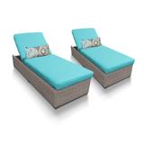 Florence Chaise Set of 2 Outdoor Wicker Patio Furniture