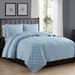 Modern Ultra Soft Microfiber Traditional Diamond Quilting Coverlet Quilt Set