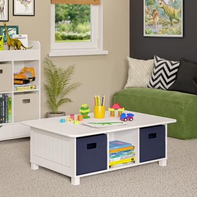 RiverRidge Kids Desk, Activity and Play Table with 6 Storage Cubbies