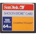 SanDisk Shoot & Store CompactFlash 64MB.