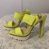 Jessica Simpson Shoes | Jessica Simpson Neon 4 Inch Heels. Only Worn Once. | Color: Yellow | Size: 7