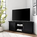 "Camden 58"" Corner Tv Stand Black - Crosley CF101258-BK"