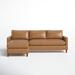 Multi Color Sectional - Joss & Main Tyrel 2 - Piece Upholstered Sectional, Leather | 36 H x 99 W x 67 D in | Wayfair