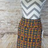 Lularoe Skirts | 2/$20 Lularoe Pencil Skirt Cassie Nwt | Color: Black/Gold | Size: M