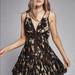 Free People Dresses | Free People Fp One Sumia Mini Dress - Xs - Nwt | Color: Black/Brown | Size: Xs