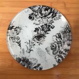 Urban Outfitters Accents | 2 For $20 Urban Outfitters Toile Glass Plate | Color: Black/Blue | Size: 8" Diameter