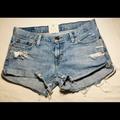 American Eagle Outfitters Shorts | American Eagle Distressed Shorts | Color: Blue | Size: 6