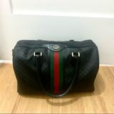 Gucci Bags | Gucci Vintage Microguccissimia Ophidia Boston Bag | Color: Black | Size: Os