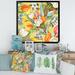 East Urban Home Blooming White & Orange Tulips I - Picture Frame Photograph on Canvas in Green | 30 H x 30 W x 1 D in | Wayfair
