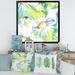 East Urban Home Daisy Flowers Aquarelle Impression II - Painting on Canvas Canvas, Wood in Green | 30 H x 30 W x 1.5 D in | Wayfair