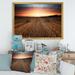 East Urban Home Landscape w/ A Field Full Of Hay Bales At Sunset - Farmhouse Canvas Wall Art Print FDP35451 Canvas in Brown/Yellow | Wayfair