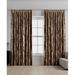 McalisterTextiles Mcalister Textiles Aura Velvet Abstract Room Darkening Grommet Curtain Panels Velvet in Orange | 90 H x 90 W in | Wayfair