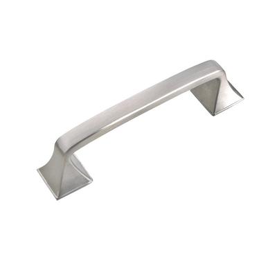 Utopia Alley Brax Pull Handle - Decorative Cabinet Drop Pull Handles for Cabinets, Brushed Nickel, 3.75" Center to Center