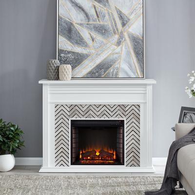 Hebbington Tiled Marble Fireplace by SEI Furniture...