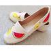 J. Crew Shoes | J. Crew Canvas Embroidered Fruits Espadrille Flats | Color: Cream/Red | Size: 5.5