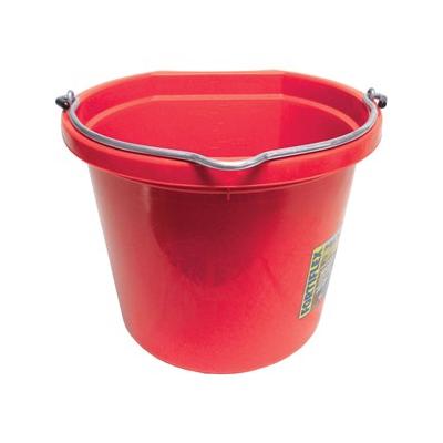 Fortiflex Flatback Bucket - Five Gallon - Red - 4 - pack - Smartpak