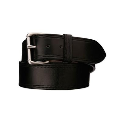 Tory Leather Trim Stitched Belt - 36 - Black - 1 1...