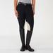 Hadley Mid - Rise Breeches by SmartPak - Knee Patch - 26L - Black - Smartpak