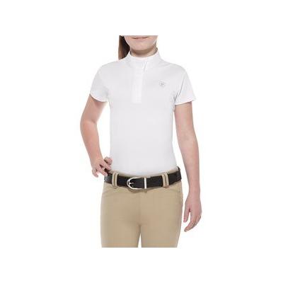 Ariat Girls Aptos Show Shirt - S - White - Smartpak