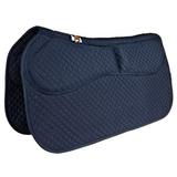 Equine Comfort Western Cotton Correction Saddle Pad With Removable Foam Inserts - Midnight Blue - Smartpak