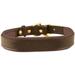 SmartPak Soft Padded Leather Dog Collar - Small - Havana/Havana - Smartpak