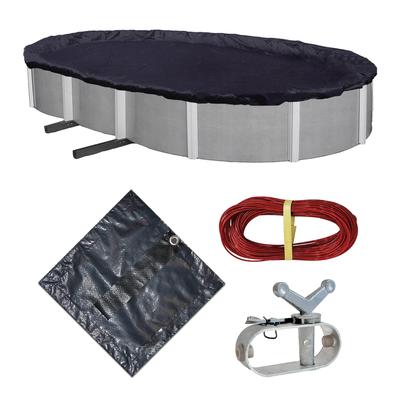 Blue Wave 8-year Oval Above Ground Winter Pool Cover