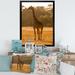 East Urban Home African Giraffe in the Wild II - Photograph on Canvas Metal in Brown | 40 H x 30 W x 1.5 D in | Wayfair