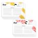 Outshine Co Outshine Premium Recipe Cards 4X6 Inches | 6 H x 6 W x 4 D in | Wayfair GT0011