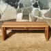 Best Redwood Wooden Garden Outdoor Bench redWood/Natural Hardwoods | 17 H x 60 W x 11 D in | Wayfair SBB-1711601905