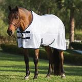 TuffRider Comfy Mesh Fly Sheet Exclusively Made for SmartPak - 72 - White w/ Navy Trim - Smartpak