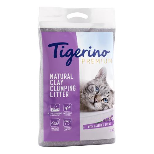 Tigerino Premium Katzenstreu - Lavendelduft - 12 kg