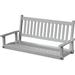 August Grove® Franklin Springs Porch Swing Wood in White | 25 H x 48 W x 18 D in | Wayfair ATGR3021 27708314