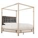 Solivita Queen-size Champagne Gold Frame Canopy Bed by iNSPIRE Q Bold