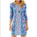 Lilly Pulitzer Dresses | Lily Pulitzer Sea Jewel Linden Dress | Color: Blue/Pink | Size: M