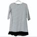 Free People Tops | Free People Black And White Striped Tunic/Dress Size Small | Color: Black/White | Size: S