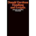 Handlung Und Ereignis - Donald Davidson, Taschenbuch