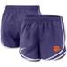 Women's Nike Purple Clemson Tigers Team Tempo Performance Shorts