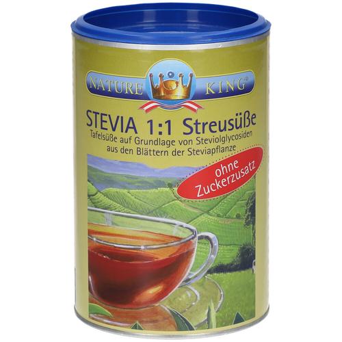 NatureKing Stevia 1:1 Streusüße 750 g Pulver