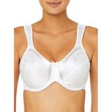 3562 Bali Satin Underwire Minimizer Bra COLOR White SIZE 40G