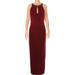 Lauren Ralph Lauren Womens Danae Halter Full-Length Evening Dress