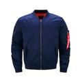 Men and Big Men Full Zip Up Baseball Varsity Jacket Oversized Casual Winter Bomber Jacket Coat Outerwear Up to Size 5XL