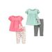 Child of Mine by Carter's Baby Girl Top & Pant, 4pc set