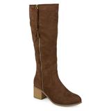 Journey & Crew Womens Wide Calf Faux Fur Boot