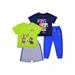 Paw Patrol Baby Boy & Toddler Boy T-Shirts, Shorts, & Jogger Pants Outfit Set, 4-Piece (12M-5T)