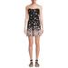 No Boundaries Juniors Button-Front Strapless Foam Cup Dress