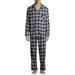 Hanes Men's and Big Men's Cotton Flannel Pajama Set