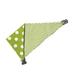 Lime Green Chevron Reversible Dog Bandana