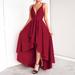 Women Evening Party Prom Gown Sexy Elegant Deep V-Neck Floor-Length Long Sling Dress;Women Evening Party Prom Gown Sexy V-Neck Floor-Length Long Sling Dress