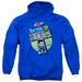 Teen Titans Go T Adult Pullover Hoodie Sweatshirt Royal Blue